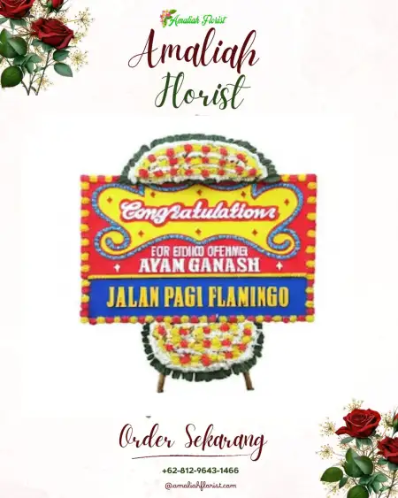 Sewa Papan Bunga Walian Dua